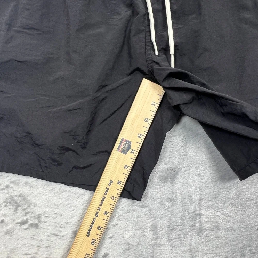 Empyre Swim Trunks Men XL Black Recycled Nylon Mesh Lined Logo Shorts